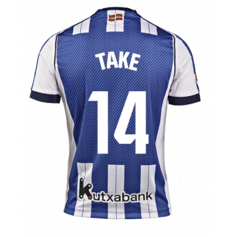 Billige Fotballdrakt Real Sociedad Takefusa Kubo #14 Replika Hjemmedrakt 2025-26 Kortermet